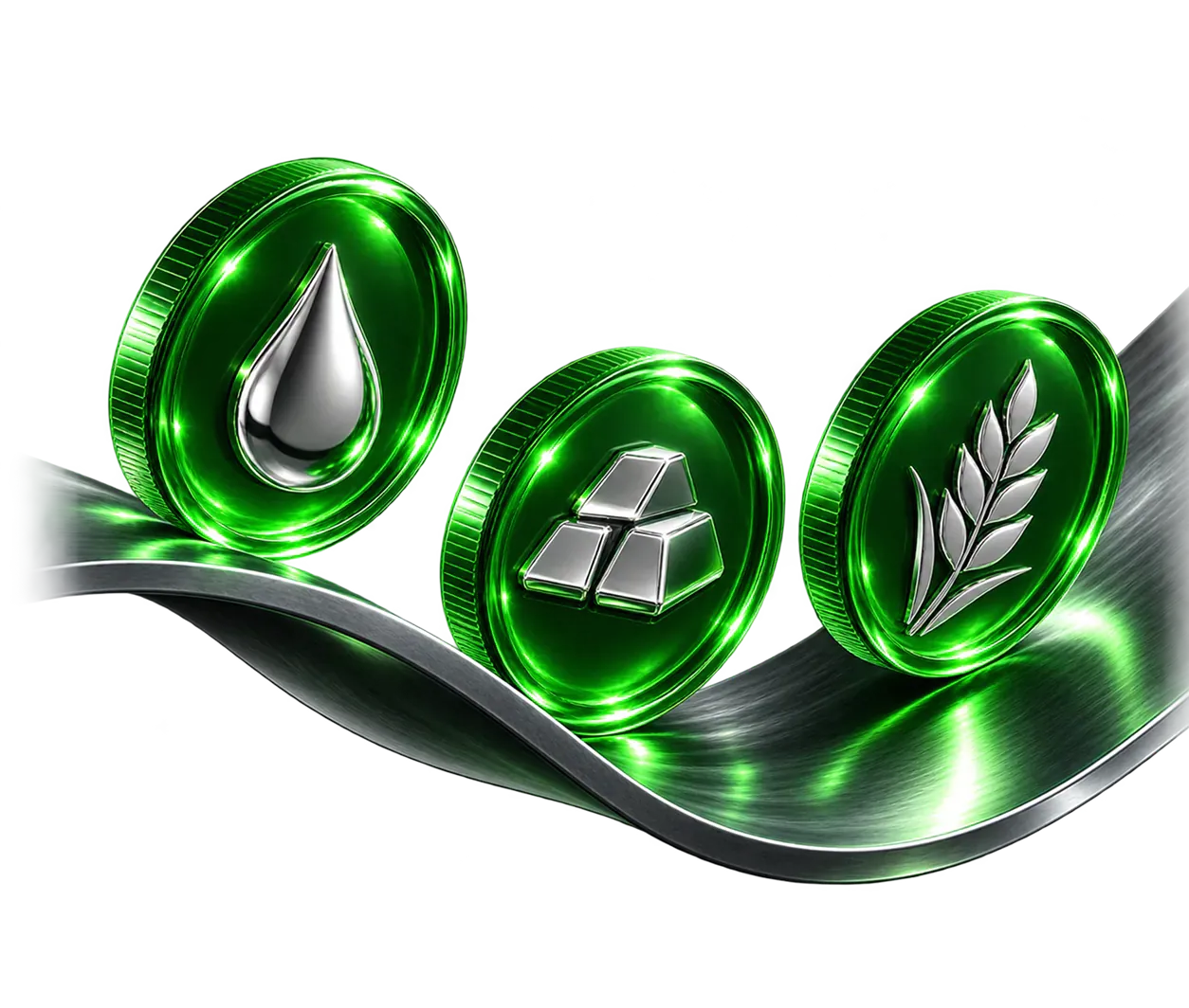 Commodities market illustration